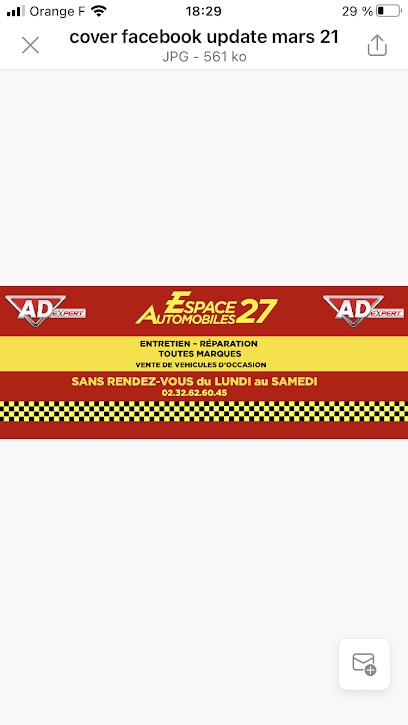 AD Garage Expert ESPACE AUTOMOBILES 27, Garage Automobile à Nonancourt