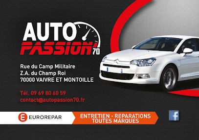 AUTO PASSION 70 EUROREPAR CAR SERVICE, Garage Automobile à Vaivre-et-Montoille