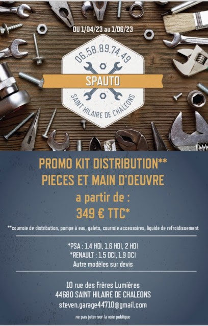 SPAUTO, Garage Automobile à Saint-Hilaire-de-Chaléons