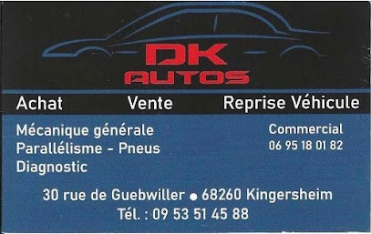 Dk Autos, Garage Automobile à Kingersheim