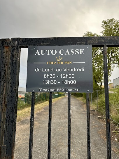 Auto Casse chez poupon, Garage Automobile à Bellegarde-sur-Valserine