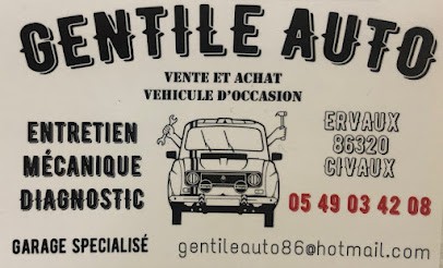 Gentile Auto, Garage Automobile à Civaux