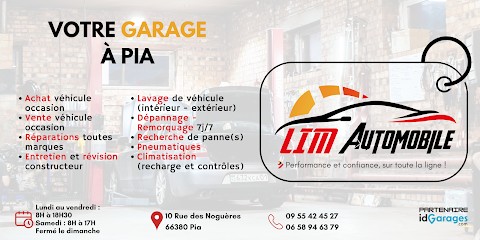 LIM AUTOMOBILE, Garage Automobile à Pia