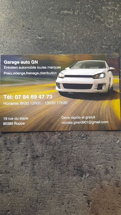 Garage Auto GN, Garage Automobile à Roppe