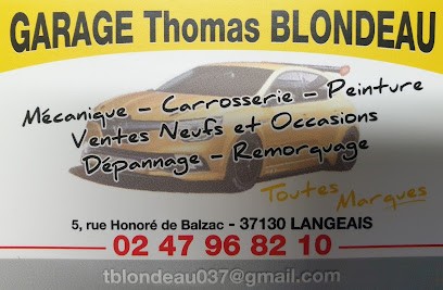 Garage BLONDEAU Thomas, Garage Automobile à Langeais