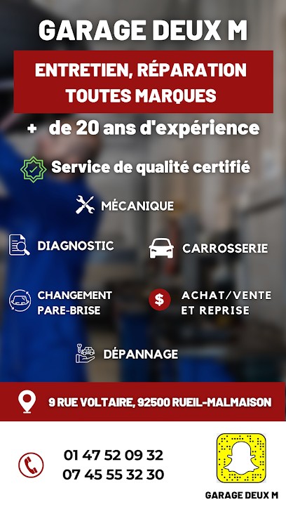 Garage Deux M, Garage Automobile à Rueil-Malmaison