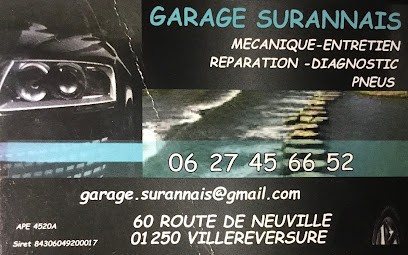 Garage Surannais, Garage Automobile à Villereversure