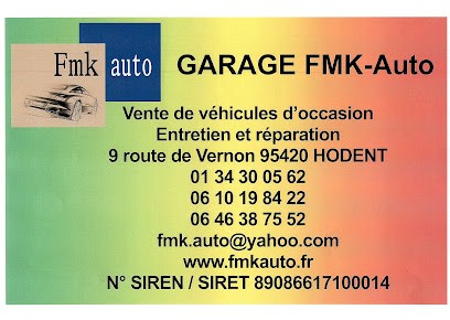 F.M.K Auto, Garage Automobile à Hodent