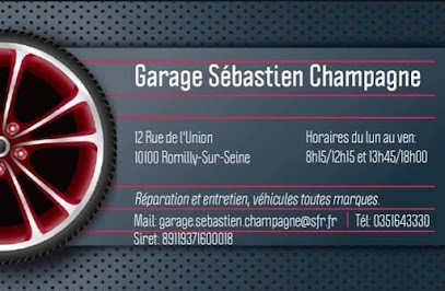 Garage Sébastien Champagne, Garage Automobile à Romilly-sur-Seine