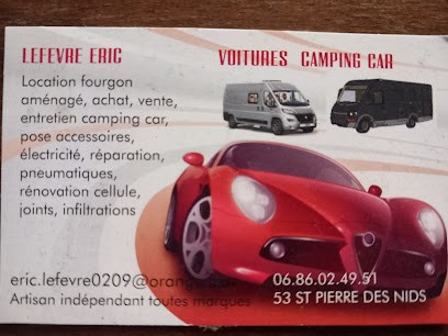 LEFEVRE Eric / CAMPING-CAR, Garage Automobile à Saint-Pierre-des-Nids