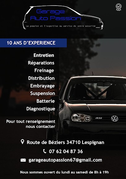 Garage Auto Passion, Garage Automobile à Lespignan