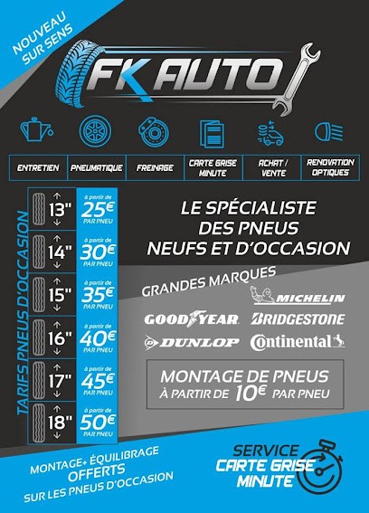 FK Auto, Garage Automobile à Maillot