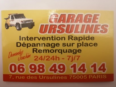 Garage Des Ursulines Dépannage, Garage Automobile à Paris 05