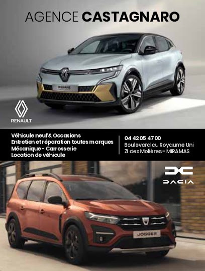 RENAULT MIRAMAS (MYC) AGENCE CASTAGNARO, Garage Automobile à Miramas