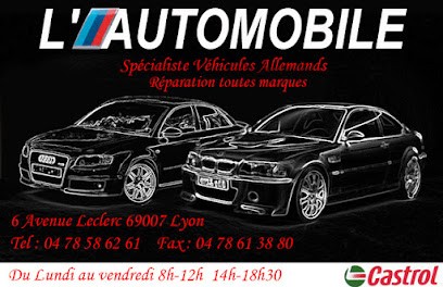Garage L'Automobile, Garage Automobile à Lyon 07