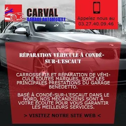 SARL CARVAL GARAGE BENEDETTO EUROREPAR, Garage Automobile à Condé-sur-l'Escaut