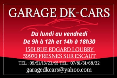 Sarl Garage dk cars, Garage Automobile à Fresnes-sur-Escaut
