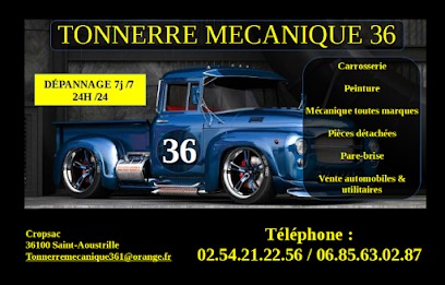 Tonnerre Mécanique 36, Garage Automobile à Saint-Aoustrille